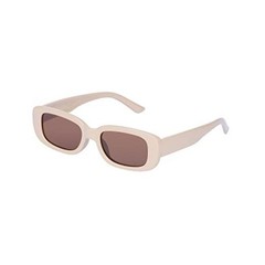 Kids Polarized Sunglasses Flexible Retro Rectangle Party Hipster Light Brown