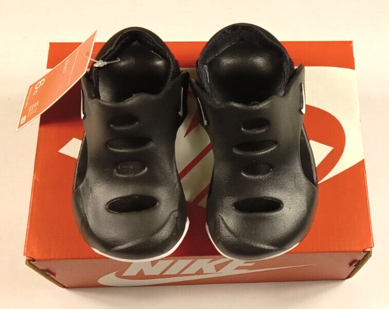 Size 6C Nike Sunray Protect 3(TD) Toddler Little Kids Sandals Shoes Black New