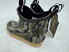 XTRATUF Deck Boots Kids Mossy Oak Bottomland Camouflage Pull-On Ankle – 11