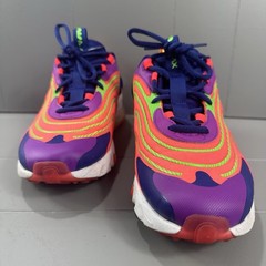 Nike 7 Y Youth Air Max 270 React CD6870-600 Running Shoes Women’s 8.5 Multi Neon