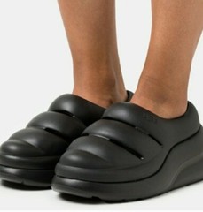Ugg K Sport Yeah Clog Black Size 6 Rubber Platform