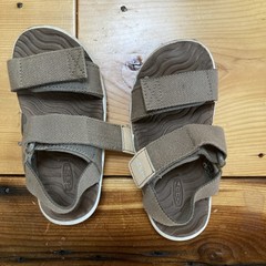 KEEN Elle 9 Backstrap Sandals Washable Footwear Tan Adjustable Hook & Loop Open