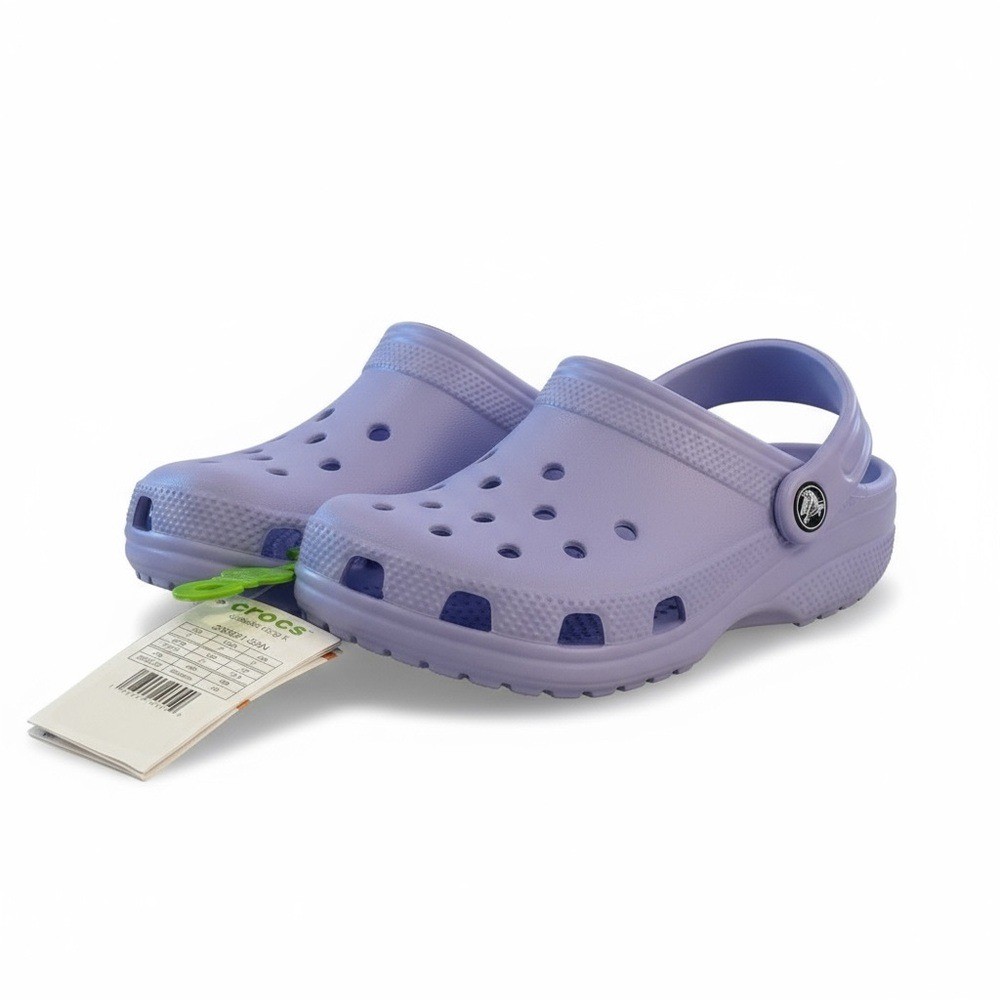 Crocs Classic Clogs for Kids – Mystic Purple (Size J1)