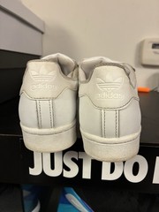 Size 6 adidas Superstar J White/White EF5399 Big Kid’s Unisex Shoes