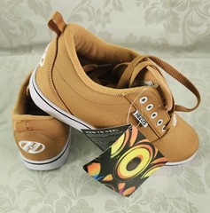 Heely PRO 20 Male Size 7 Tan, White, Black Style HE101467H New With Box