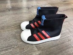 ADIDAS Superstar 360 Rain Boot J ‚Black Bright Red‘ S23967 Kids 12K