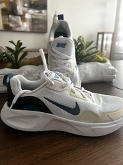 Nike Wear All Day Trainers Sneaker Older Kids Blue White 4.5