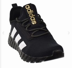 Adidas Kaptir 3S K Big Kids Size 6 Women’s 7 Black Gold Metallic JI4108