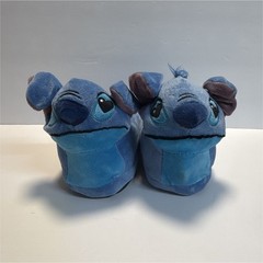 Disney Stitch Pop Up Ears Plush Slip-On Slippers Blue children’s 13/1
