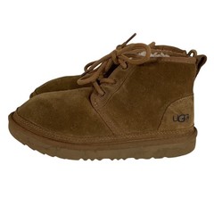 UGG Neumel Chestnut Suede Lace Up Boots Kids Size 2 1017320K Brown