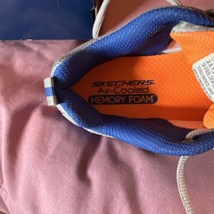 Skechers Clear Track sneakers grey mesh upper w/blue & Orange Accents NWB Sz 2.5