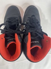 Adidas Hoops Mid Youth 6 Black White Basketball Streetwear Athletic Style