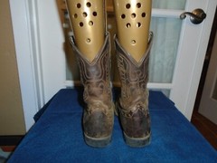 Ariat Honor Boots Youth 3 Brown Leather Square Toe Cowboy Western 10017313