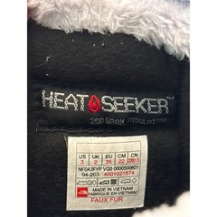 The North Face Alpenglow IV Winter Boots Kids 3 Gray Pink Waterproof Insulated