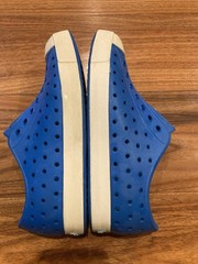 Native Jefferson Shoes Royal Blue/Shell White Big Kids US J2