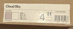 On Cloud Sky – Fade / White – Size 4Y/5.5W – New In box