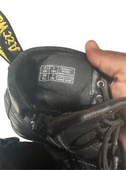 Dr. Martens Kid’s Collection Youth Delaney Lace Up Black Fashion Combat Boot (Bi