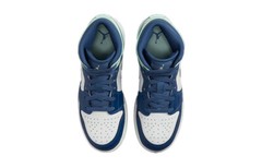 Jordan 1 Mid Blue Mint – 554725-413 Youth style