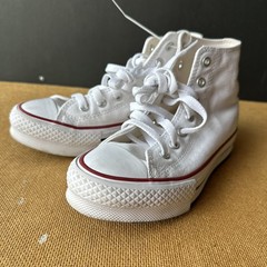 Converse Platform Chuck Taylor All Star High Top Lift Youth Sz 3 White Red Blue