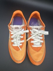 Nike Player One Wally Waffle Trainer 2 DN4125-800 Youth Size 2 Purple Orange