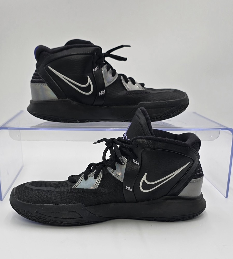 Nike Kyrie Infinity Mid Black Metallic Silver Size 7Y or Women’s 8.5