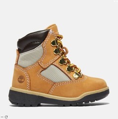 TIMBERLAND TODDLER WHEAT 6” FIELD BOOT KIDS BOYS TD GIRLS KIDS NUBUCK