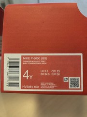Nike P-6000 (GS) Thunder Blue/Vast Grey Kids Sneakers US 4Y HV5064-400