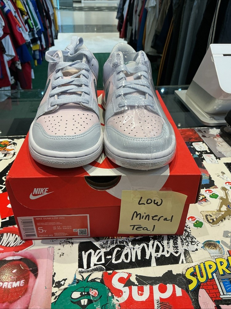 Size 5 (GS) – Nike Dunk Low Mineral Teal