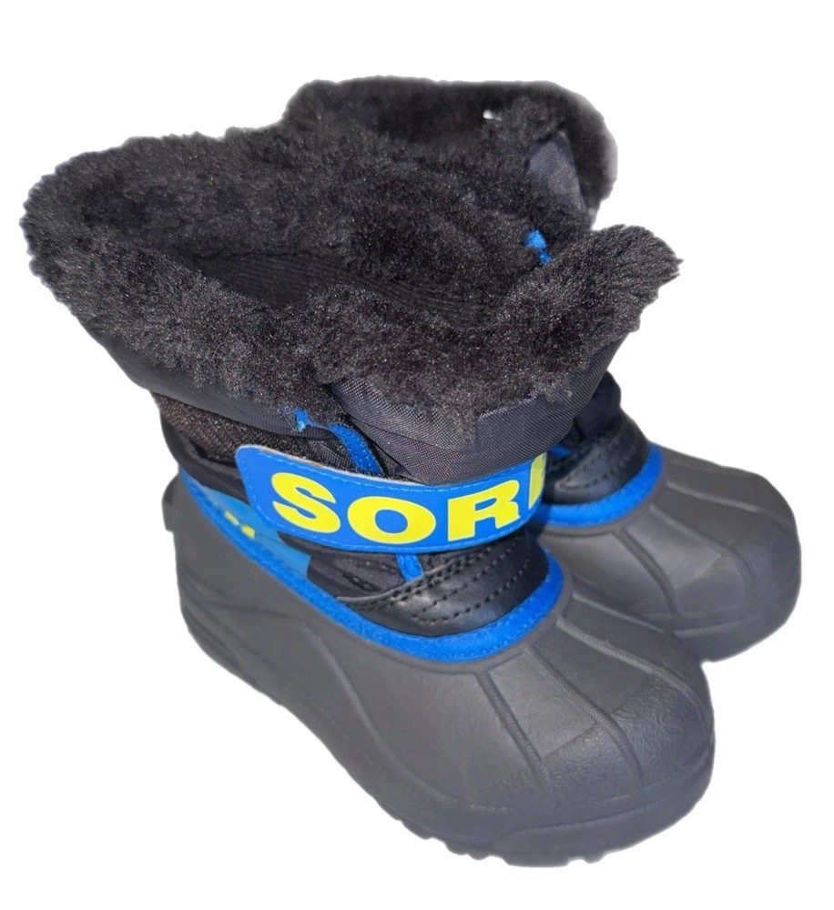 Sorel Snow Commander Waterproof Insulated Winter Snow Boots Toddler Size 10