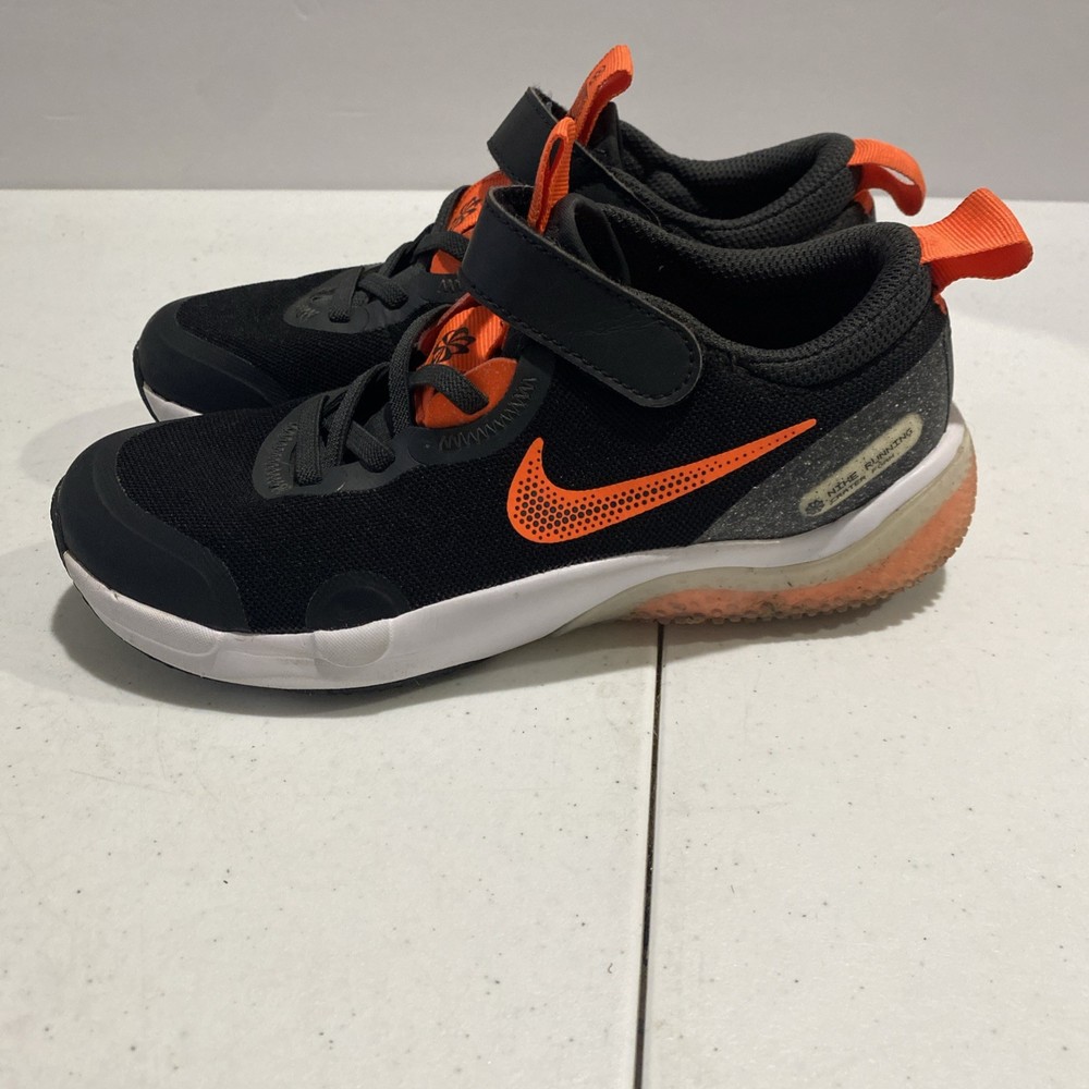 Nike Explore Next Nature ‚Black White Orange‘ DC5861-001 Tennis Shoes Size 1.5Y