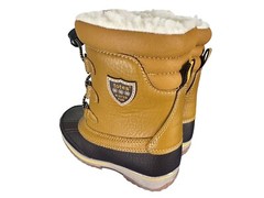 Totes Toddler Wheat Brown Insulated Flat Heel Winter Boots New Size 9M Neutral