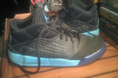 Air Jordan New School “Blue Black Lagoon/Purple” Sz 5Y/6.5W 768902-008