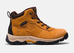 NIB Junior sizing Timberland Mt. Maddsen Boots Medium Wheat Nubuck TB1 A67MV 231