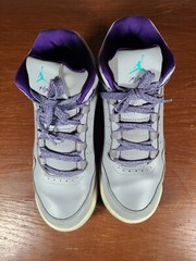 2014 Nike Air Jordan Flight Origin 2 GG Try 718075-008 Size 6Y Gray Purple White