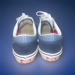 Vans Old Skool Low Top Sky Light & Dark Blue 2 Tone Men’s 8.5 US New No Box