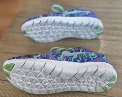 Nike Print Purple Mint Running Shoes 859588-500 Kids Size 6.5Y womens Size 8