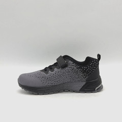 KUBUA Black/Gray Tennis Walking Athletic Shoes Kids Size 6