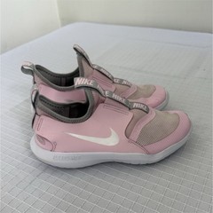 Nike Flex Runner Kids Slip-On Sneakers Pink/Gray/White 2Y