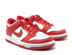 *NEW* Youth Grade-School Nike Dunk Low (GS) White/Red (FB9109 119) 👍