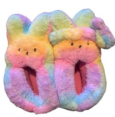 Peeps Multicolor, Tie-Dye Slippers Kids Size 13-1