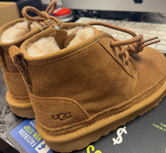 UGG Neumel II Chestnut Suede Boots Toddler Size 12 Kids Ankle Boots