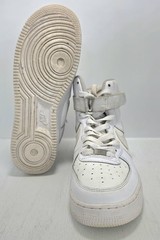 Nike Air Force 1 High ‘07 Triple White 653998-100 Youth 6.5Y / Women’s 8