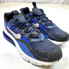 Nike Air Max 270 React Shoes Youth Size 6.5Y Blue Black Running BQ0103-401