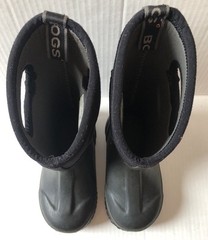 ✨ BOGS Kids 10 Black Classic High Black Pull-On Waterproof Rain Winter Boots ✨