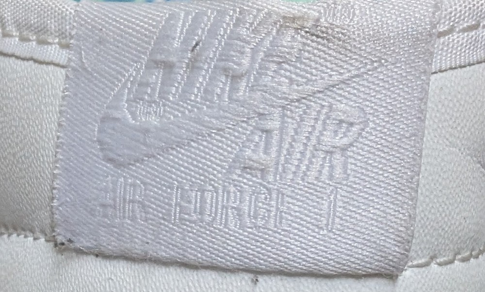 Nike Air Force 1 High Tops Sz Y 4.5 White Two Tone Comfort Durable Preowned
