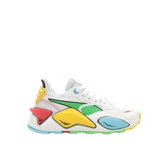 PUMA RsXl Comic Brights Lace Up Youth Boys Blue, Green, White, Yellow Sneakers