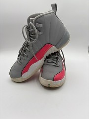Nike Air Jordan 12 Retro Wolf Grey-Racer Pink GS Size 6Y 510815-060