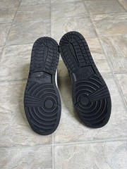 Air Jordan 1 Mid SE Craft White Cement Grey Black GS Shoe Size 7Y FD9091-002