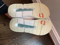 On The Roger Hook and Loop Sneakers 3KE10010840 White/Green Size 2.5 Kids