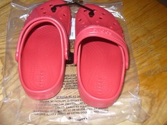 Clogs Juniors Baya Kids Roomy Fit Choice Size Red Pepper 205483-6EN NWT